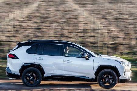 Toyota RAV4 4x4 Hybrid, Fahrbericht, außen seite fahrt