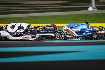 Pierre Gasly - Alpha Tauri - GP Abu Dhabi 2021 - Rennen