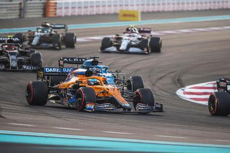 Daniel Ricciardo - McLaren - GP Abu Dhabi 2021 - Rennen