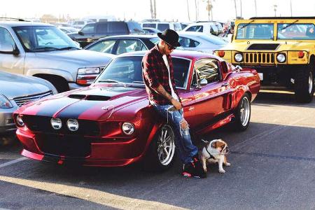 Lewis Hamilton - Shelby Mustang - Privatautos