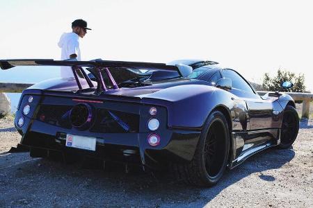 Lewis Hamilton - Mercedes - Pagani Zonda - Privatautos