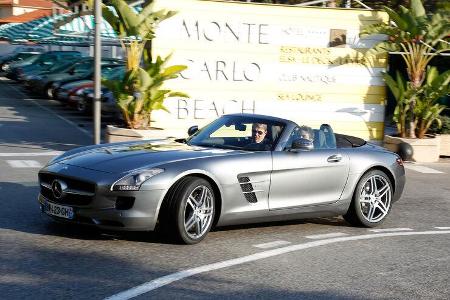 Nico Rosberg SLS AMG Roadster