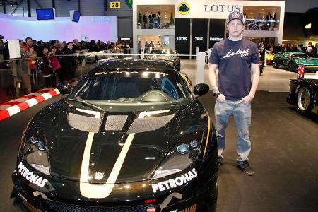 Kimi Räikkönen Lotus Messe Genf 2012