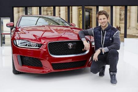 Romain Grosjean - Jaguar XF - Privatautos