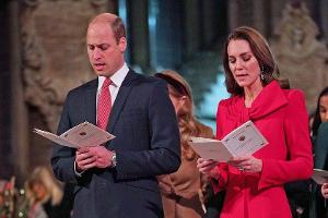 Weihnachtssingen mit William und Kate im britischen Fernsehen