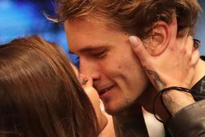 Sophia Thomalla und Alexander Zverev auf einem Tennisturnier in Wien.