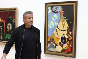Sylvester Stallone stellt eigene Kunstwerke in Hagen aus
