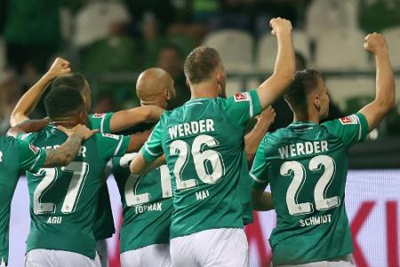 Werner und Werder jubeln: 4:0-Premierensieg gegen Aue