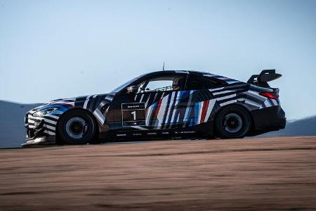 Test BMW M4 GT4 (G82) in Almeria, Spanien