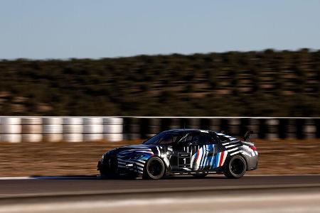 Test BMW M4 GT4 (G82) in Almeria, Spanien