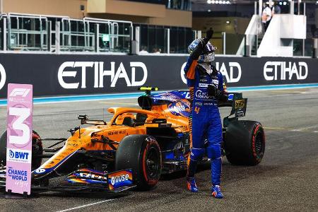 Lando Norris - McLaren - GP Abu Dhabi 2021 - Qualifikation