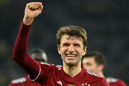 Müller zieht blank: Hosen-Geschenk für jungen Fan Müller zieht blank: Hosen-Geschenk für jungen Fan