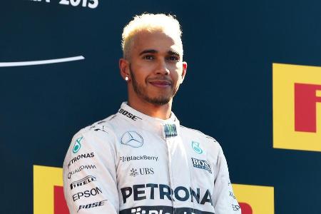 'Ich hoffe doch!' (Der blondierte Hamilton auf die Frage, ob Blonde mehr Freude haben)