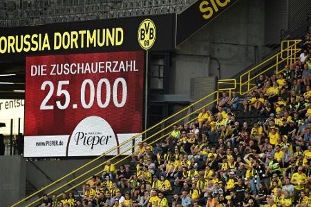 Offene Zuschauerfrage vor Topspiel: BVB storniert Kartenverkauf Offene Zuschauerfrage vor Topspiel: BVB storniert Kartenverkauf