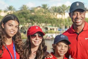 Comeback auf dem Golfplatz: Tiger Woods feiert mit seinen Kindern