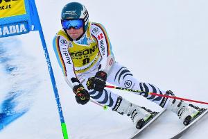 Riesenslalom in Alta Badia: Schmid auf "Stockerl"-Kurs