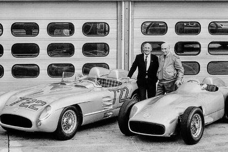 Stirling Moss / Juan Manuel Fangio Mercedes-Benz SLR 722 W 196 R Formel 1 Hockenheim 1991