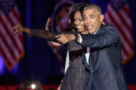 Michelle und Barack Obama werden noch immer bewundert. Michelle und Barack Obama werden noch immer bewundert.