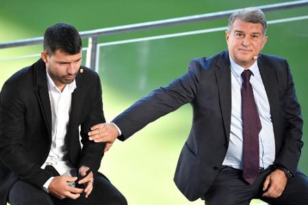 Barca-Star Agüero verkündet Karriereende Barca-Star Agüero verkündet Karriereende