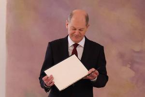 Bundeskanzler Olaf Scholz: Seine ganze Familie war im Bundestag