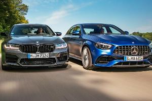 BMW M5 Competition, Mercedes-AMG E 63 S, Exterieur