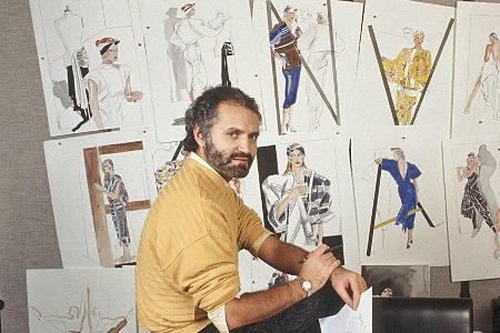 Der italienische Designer Gianni Versace wäre am 2. Dezember 75 Jahre alt geworden.