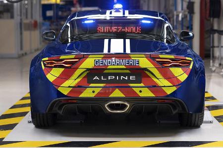 Alpine A110 Pure Gendarmerie Polizei Frankreich