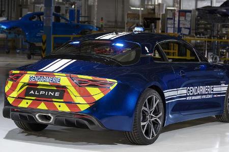 Alpine A110 Pure Gendarmerie Polizei Frankreich