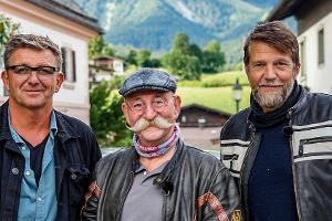 Mit dem Motorrad und Kai Wiesinger zu "Bergdoktor" Hans Sigl