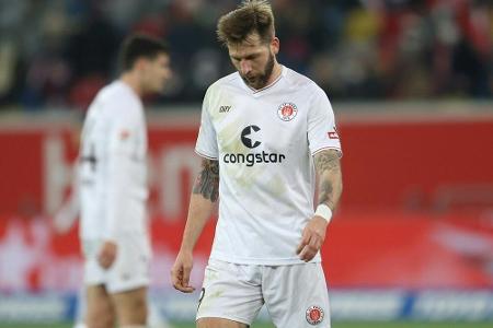 Heftiger Dämpfer für St. Pauli Heftiger Dämpfer für St. Pauli