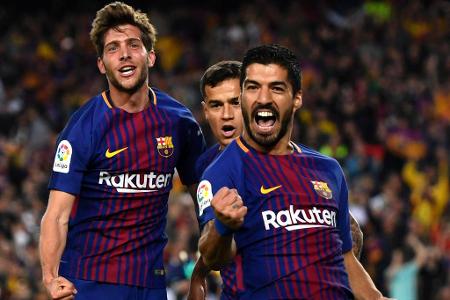 Platz 9: Luis Suárez (FC Barcelona): 15 Spiele, 11 Tore