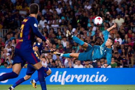Platz 2: Cristiano Ronaldo (Real Madrid): 30 Spiele, 18 Tore