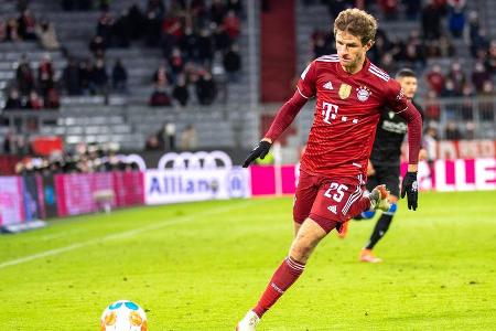 Platz 6: Thomas Müller - 396 Bundesliga-Spiele