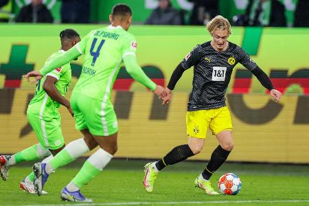 Gegen den VfL Wolfsburg drehte Borussia Dortmund die Partie und gewann am Ende mit 3:1 (1:1). Nach dem frühen Rückstand lief...