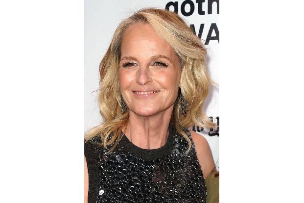 Oscar-Gewinnerin Helen Hunt schien sich prächtig zu amüsieren, während...