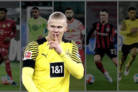 Das renommierte 'CIES Football Observatory' hat die zehn U23-Spieler aus den Top-5-Ligen mit dem höchsten Transferwert auf i...