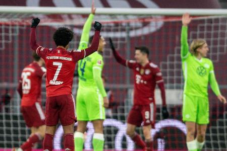 Der FC Bayern verabschiedet sich mit einem in der Höhe absolut verdienten 4:0 (1:0) gegen den VfL Wolfsburg in die Winterpau...