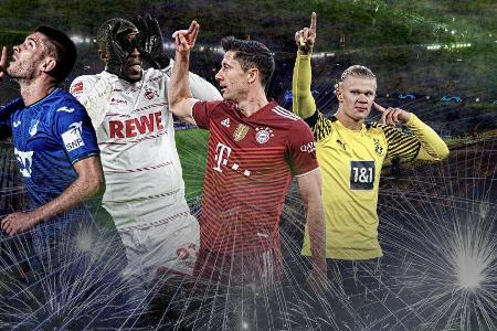 Zwei Stürmer von BVB und FC Bayern schossen in den letzten zwölf Monaten das deutsche Fußball-Oberhaus kurz und klein. Im Ra... Zwei Stürmer von BVB und FC Bayern schossen in den letzten zwölf Monaten das deutsche Fußball-Oberhaus kurz und klein. Im Ra...