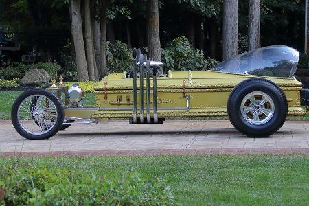 Dragula Munsters Coffin Dragster Sarg Auto
