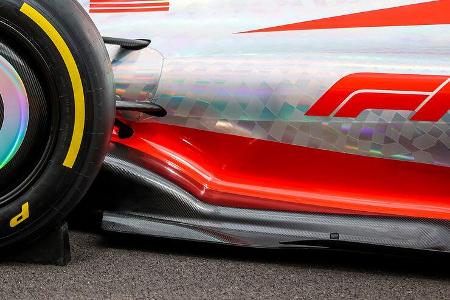 F1-Technik 2022 - Unterboden / Diffusor