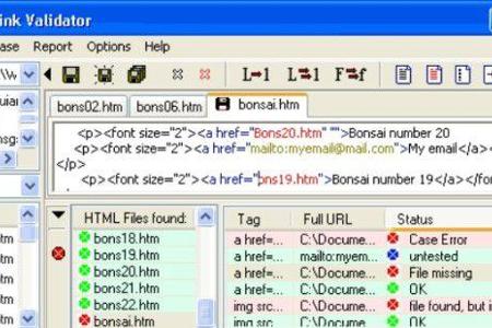 Ein wichtiges Tool für die kontinuierliche Pflege einer Website ist der HTML Link Validator. Es spürt 