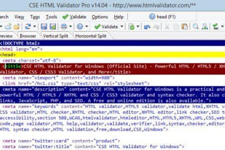 Mit der Freeware CSE HTML Validator Lite lassen sich Internetseiten auf Fehler im HTML-Code überprüfen. Anschließend kann de...