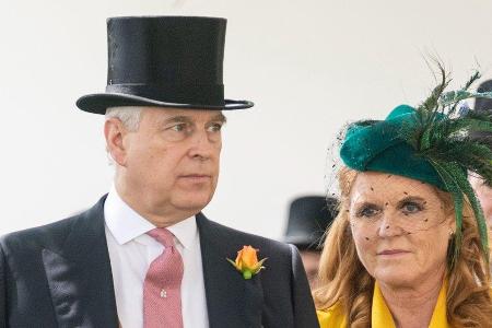 Prinz Andrew und Sarah Ferguson 2019 in Ascot.