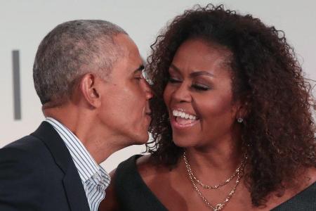 Ein Küsschen zum Ehrentag: Barack Obama gratuliert seiner Michelle via Twitter zum Geburtstag.