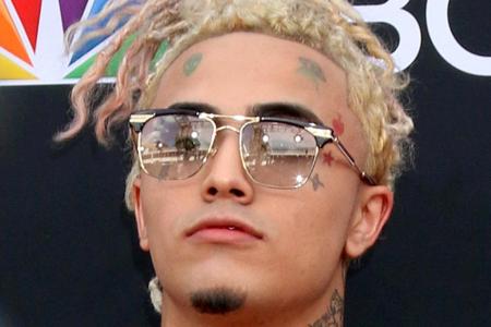 Auch Lil Pump (19) wollte sich dem Rapper-Trend nicht entziehen: Sein Gesicht zieren zum Beispiel eine grüne fliegende Unter...