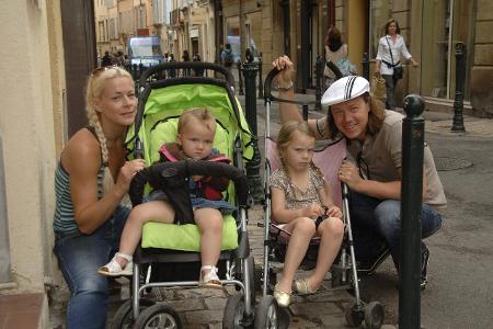 Malena Ernman husband Svante Thunberg and daughters Greta oc...