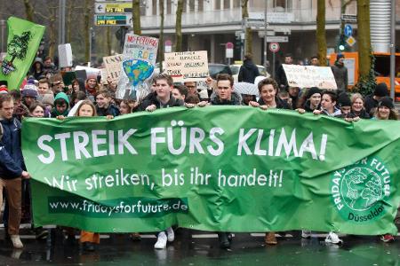 15.03.2019, Fridays For Future - Demonstration in D�sseldorf...