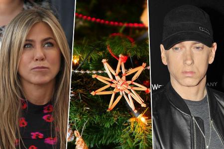 Jennifer Aniston, Weihnachtsschmuck, Eminem