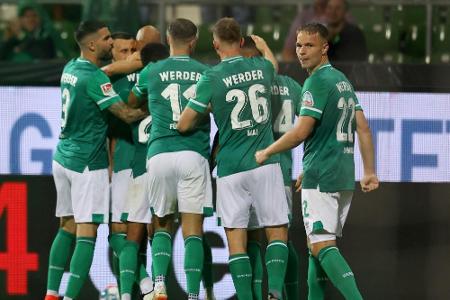 Werder-Siegesserie geht weiter - Platte trifft aus 45 Metern Werder-Siegesserie geht weiter - Platte trifft aus 45 Metern