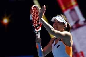 Mit langem Anlauf ins Viertelfinale: Cornet überrascht
